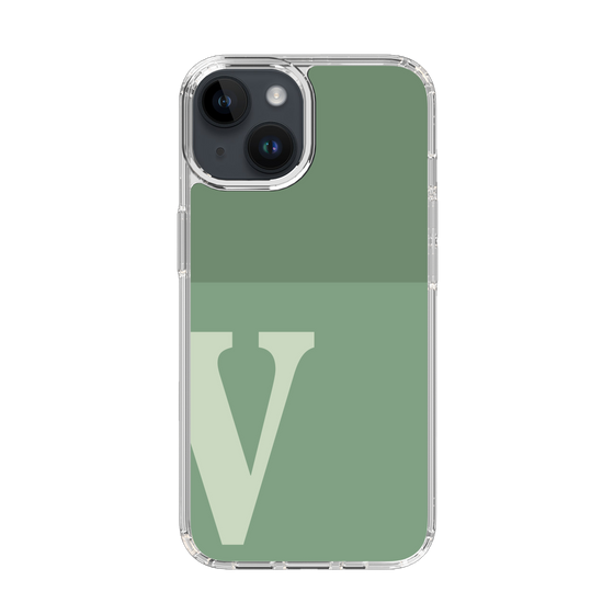 Slim Protection Case［ Original - initial two tone - V green ］