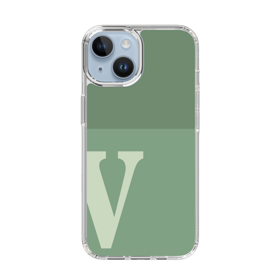 Slim Protection Case［ Original - initial two tone - V green ］