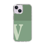 Slim Protection Case［ Original - initial two tone - V green ］