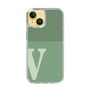 Slim Protection Case［ Original - initial two tone - V green ］