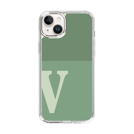 Slim Protection Case［ Original - initial two tone - V green ］