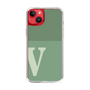 Slim Protection Case［ Original - initial two tone - V green ］