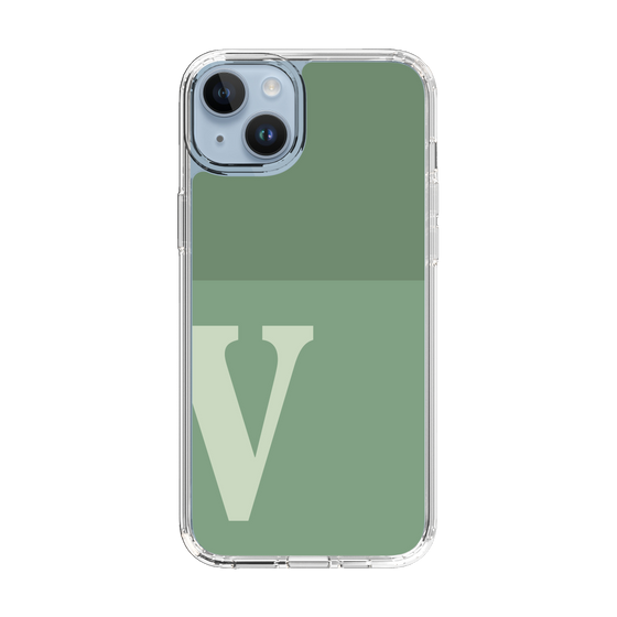 Slim Protection Case［ Original - initial two tone - V green ］
