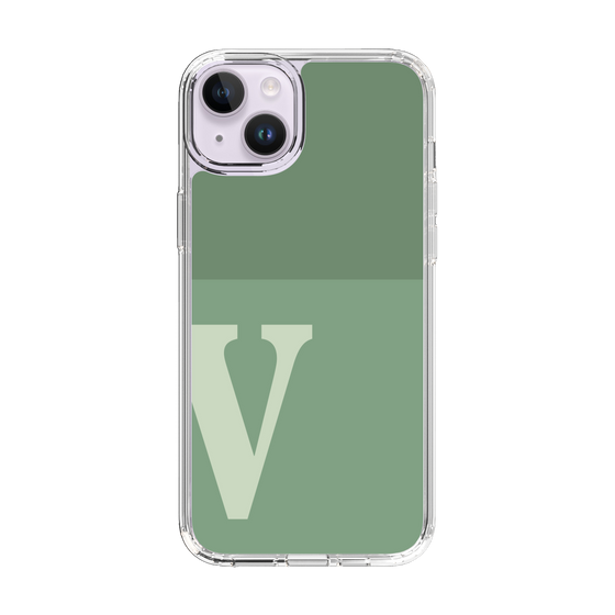 Slim Protection Case［ Original - initial two tone - V green ］