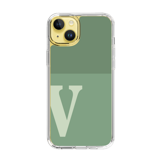Slim Protection Case［ Original - initial two tone - V green ］