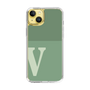 Slim Protection Case［ Original - initial two tone - V green ］