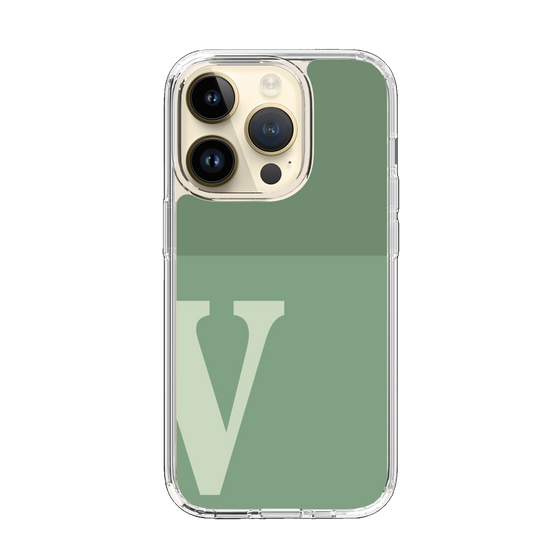 Slim Protection Case［ Original - initial two tone - V green ］