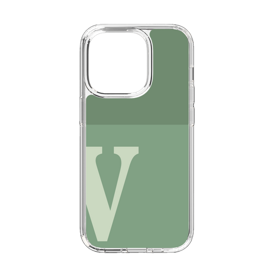 Slim Protection Case［ Original - initial two tone - V green ］