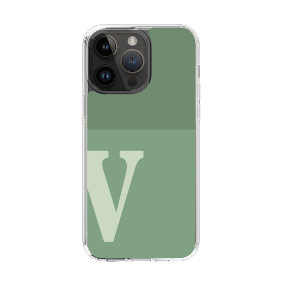 Slim Protection Case［ Original - initial two tone - V green ］