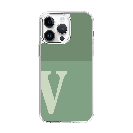 Slim Protection Case［ Original - initial two tone - V green ］