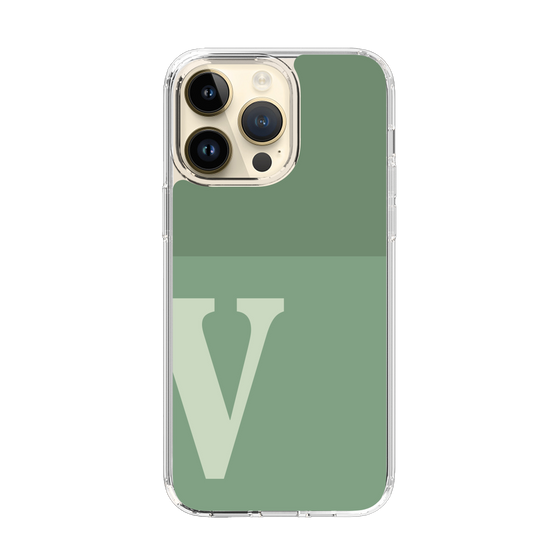 Slim Protection Case［ Original - initial two tone - V green ］