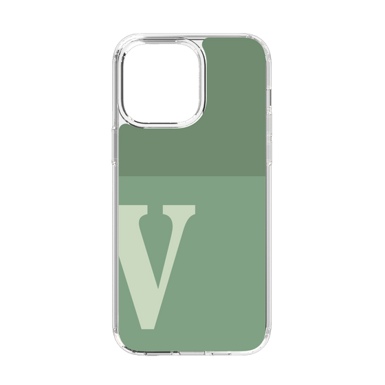 Slim Protection Case［ Original - initial two tone - V green ］
