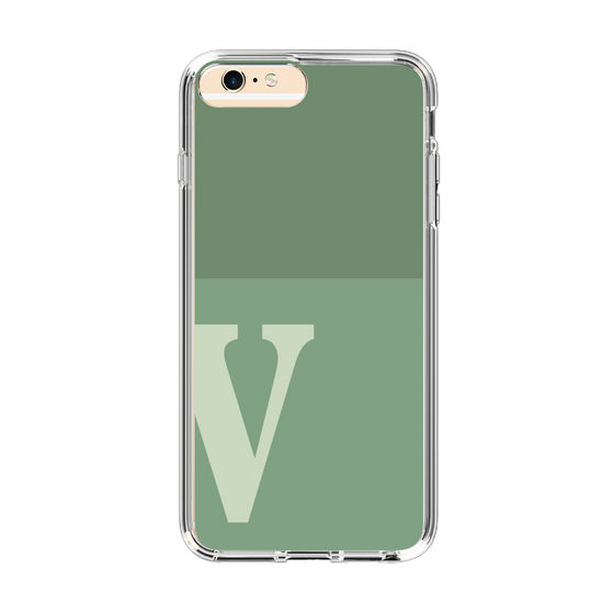 Slim Protection Case［ Original - initial two tone - V green ］