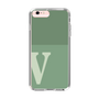 Slim Protection Case［ Original - initial two tone - V green ］