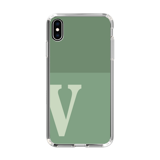Slim Protection Case［ Original - initial two tone - V green ］