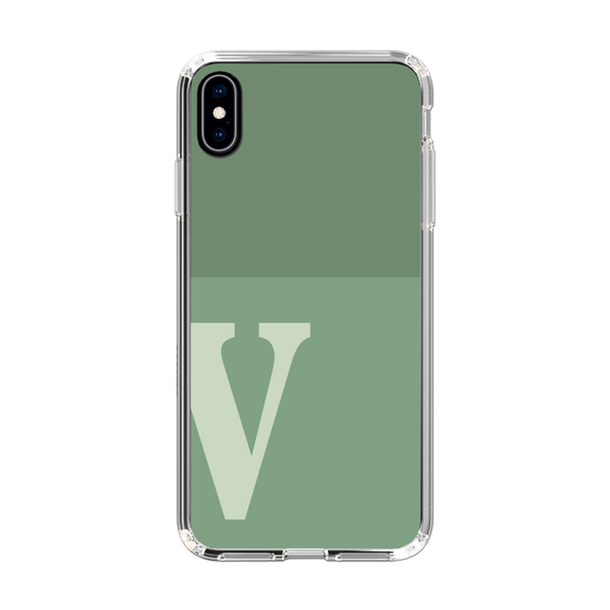 Slim Protection Case［ Original - initial two tone - V green ］