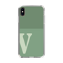 Slim Protection Case［ Original - initial two tone - V green ］