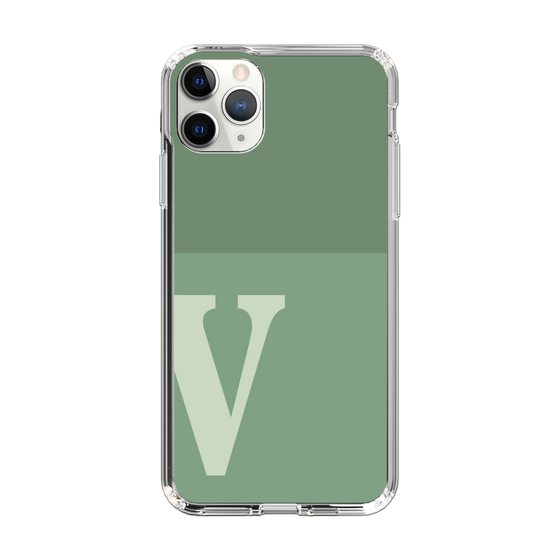 Slim Protection Case［ Original - initial two tone - V green ］