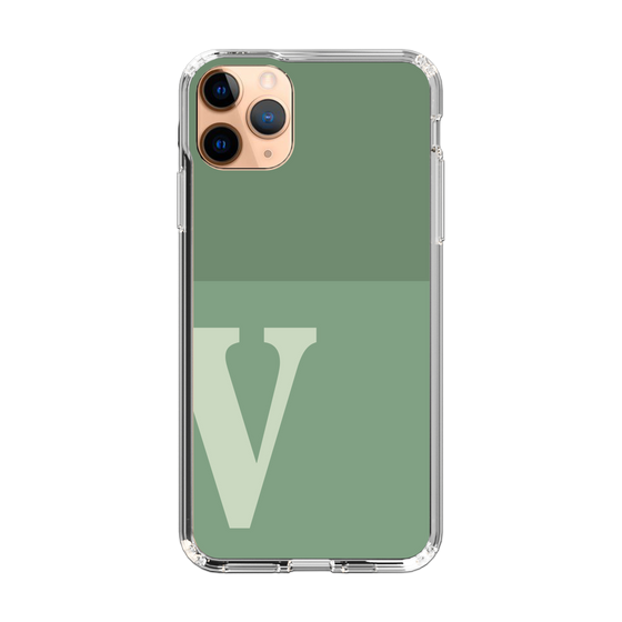 Slim Protection Case［ Original - initial two tone - V green ］