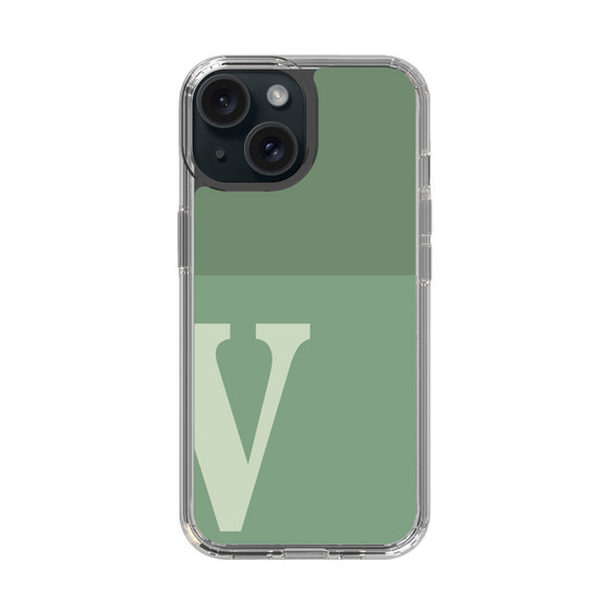 Slim Protection Case［ Original - initial two tone - V green ］