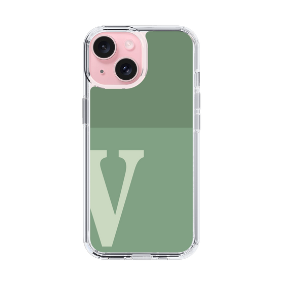 Slim Protection Case［ Original - initial two tone - V green ］