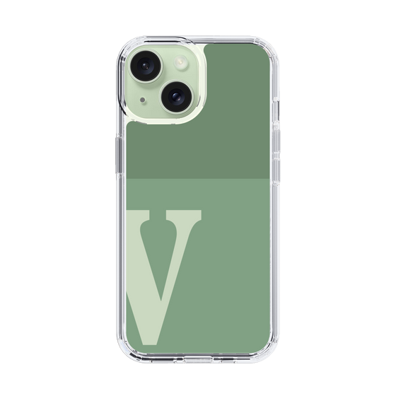 Slim Protection Case［ Original - initial two tone - V green ］