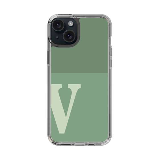 Slim Protection Case［ Original - initial two tone - V green ］