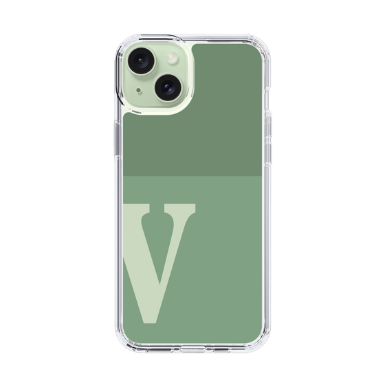 Slim Protection Case［ Original - initial two tone - V green ］