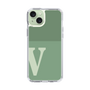 Slim Protection Case［ Original - initial two tone - V green ］