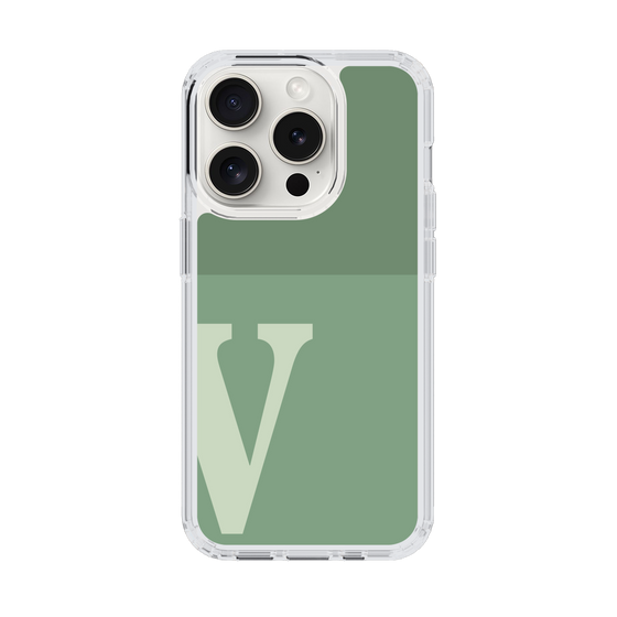Slim Protection Case［ Original - initial two tone - V green ］