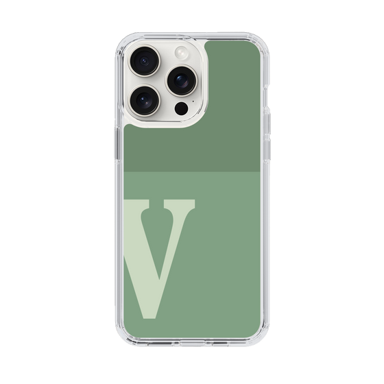 Slim Protection Case［ Original - initial two tone - V green ］