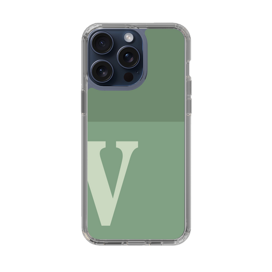 Slim Protection Case［ Original - initial two tone - V green ］