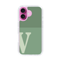 Slim Protection Case［ オリジナル - initial two tone - V green ］
