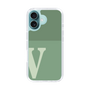 Slim Protection Case［ オリジナル - initial two tone - V green ］