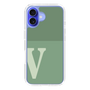 Slim Protection Case［ オリジナル - initial two tone - V green ］