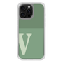 Slim Protection Case［ オリジナル - initial two tone - V green ］