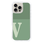 Slim Protection Case［ オリジナル - initial two tone - V green ］