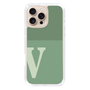 Slim Protection Case［ オリジナル - initial two tone - V green ］