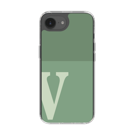 Slim Protection Case［ Original - initial two tone - V green ］