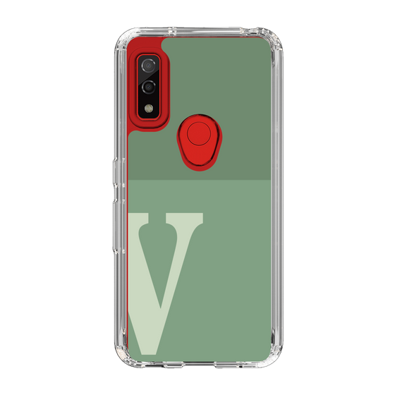 Slim Protection Case［ Original - initial two tone - V green ］