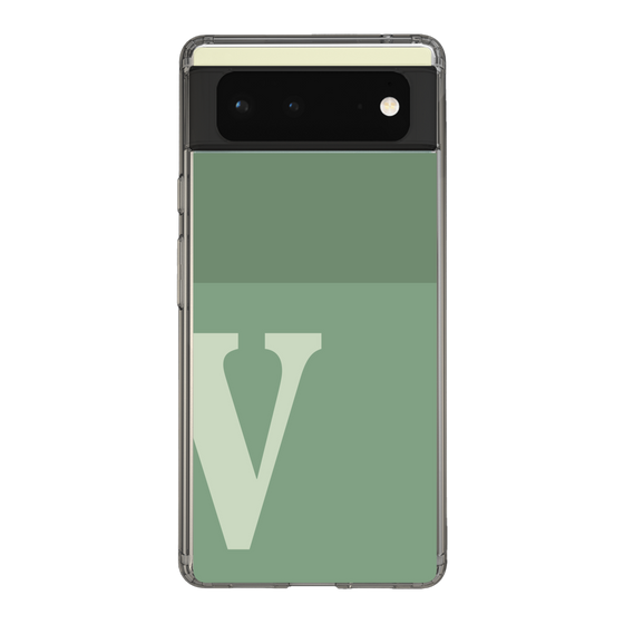Slim Protection Case［ Original - initial two tone - V green ］