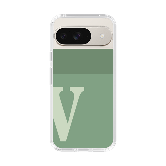 Slim Protection Case［ Original - initial two tone - V green ］
