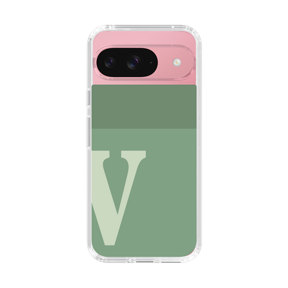 Slim Protection Case［ Original - initial two tone - V green ］