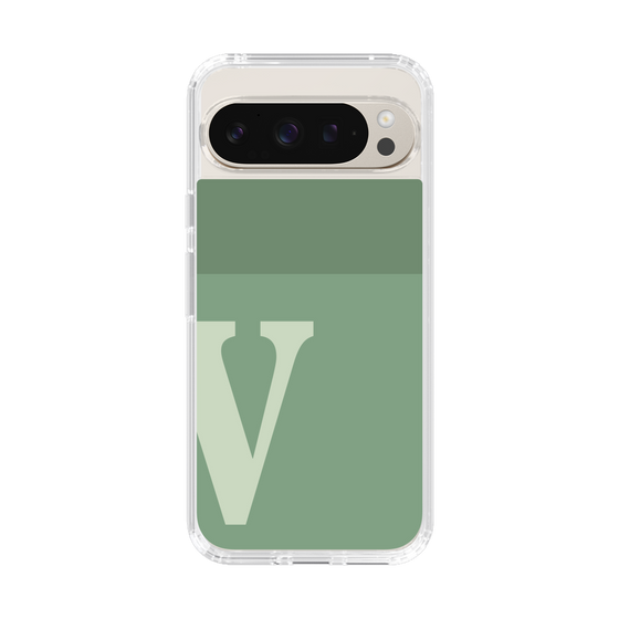 Slim Protection Case［ Original - initial two tone - V green ］