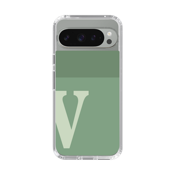 Slim Protection Case［ Original - initial two tone - V green ］