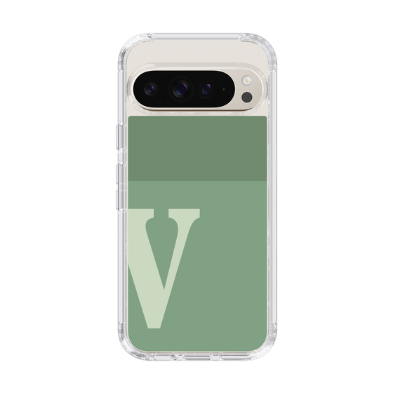 Slim Protection Case［ Original - initial two tone - V green ］