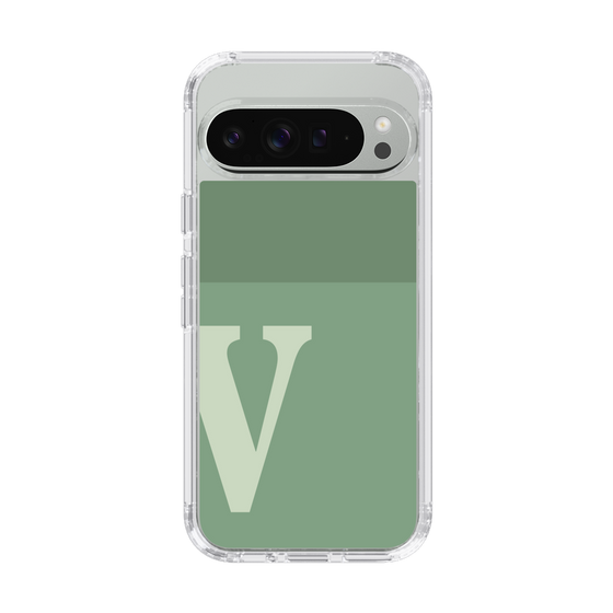 Slim Protection Case［ Original - initial two tone - V green ］