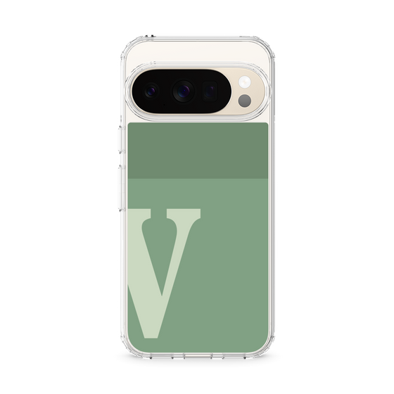 Slim Protection Case［ Original - initial two tone - V green ］