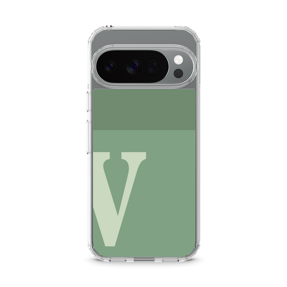 Slim Protection Case［ Original - initial two tone - V green ］