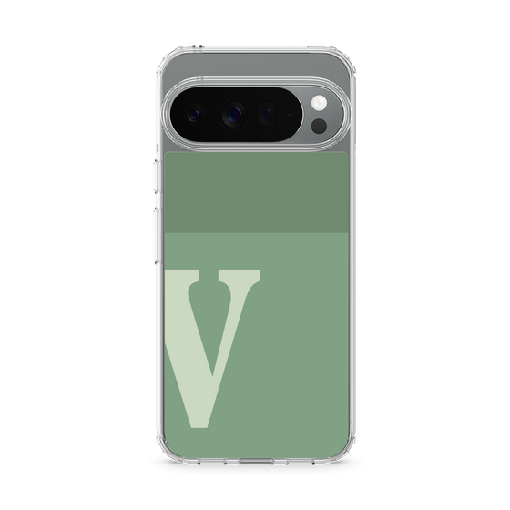 Slim Protection Case［ Original - initial two tone - V green ］